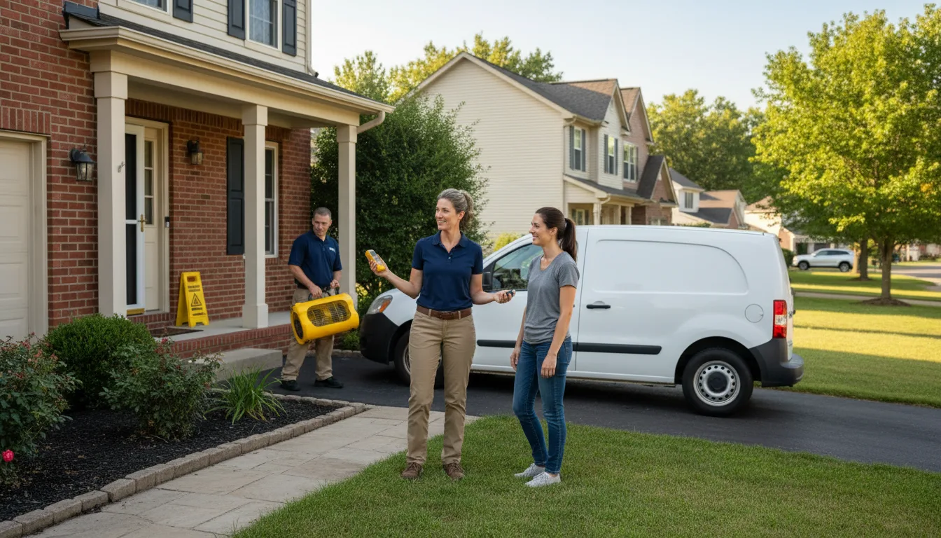 Water restoration image for Mildew Remediation in Bolivar, OH
